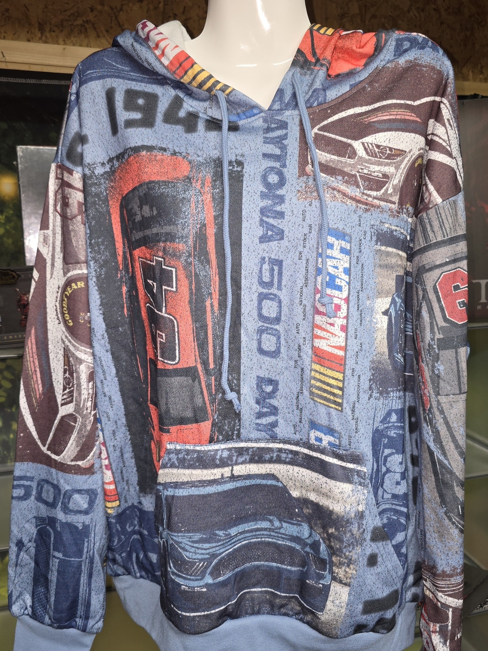 #71 Nascar Multicolor Graphic Pullover Hoodie